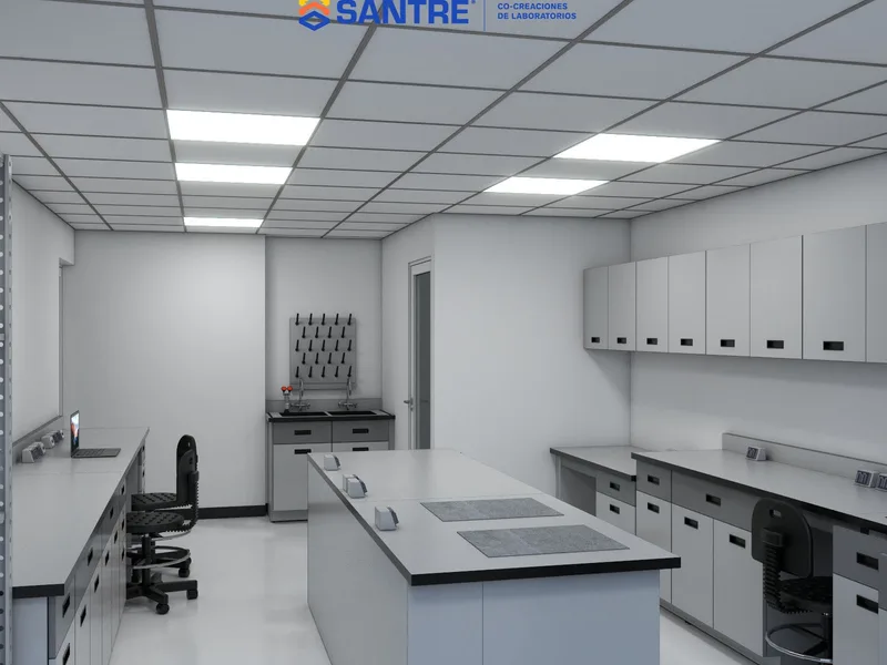 Laboratorio Alen: render 3D del proyecto antes de fabricar