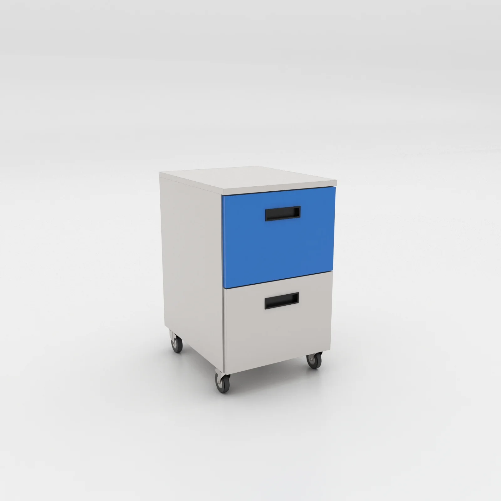 Gabinete móvil con dos cajones