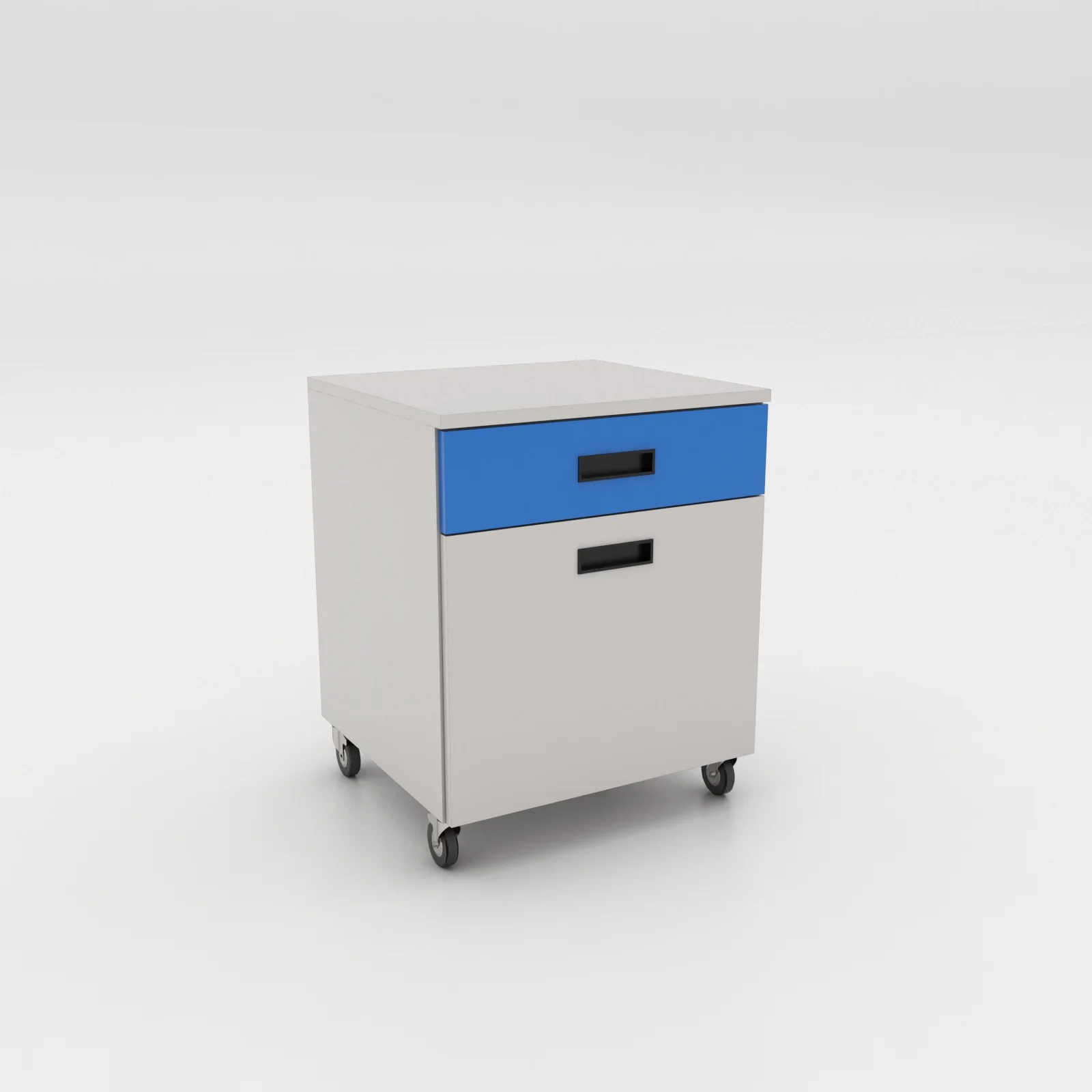 Gabinete móvil con cajón y puerta