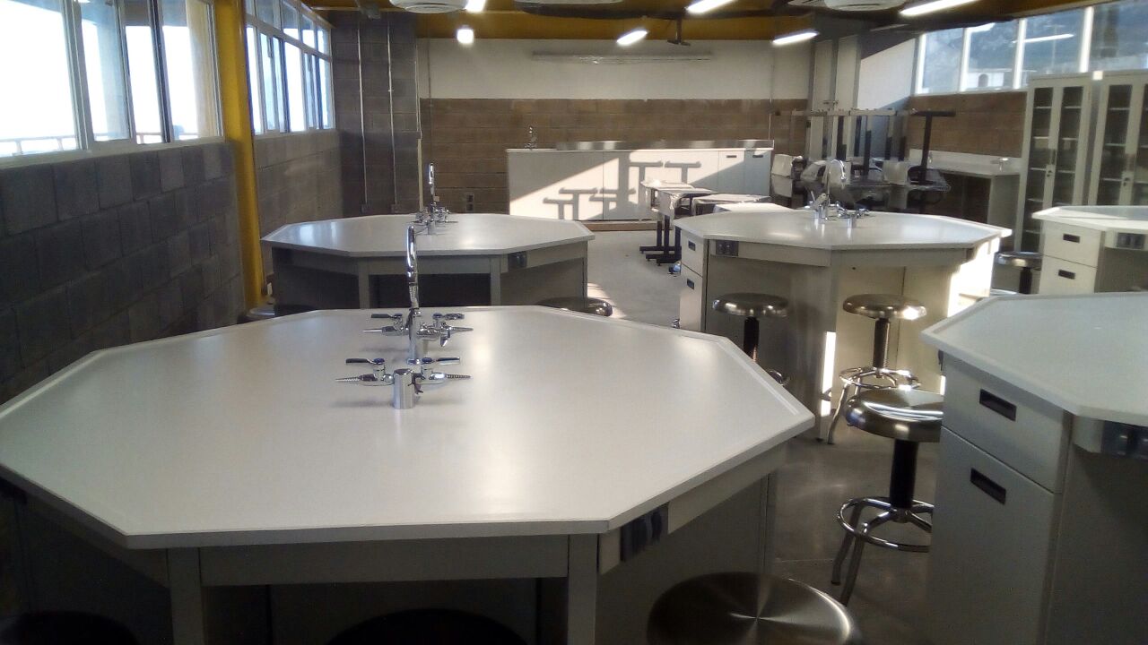 Mesa estructural para laboratorio