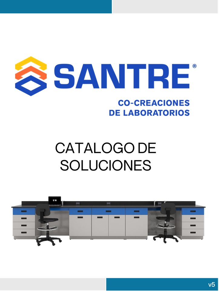 Portada del Catálogo de Productos Santre v5