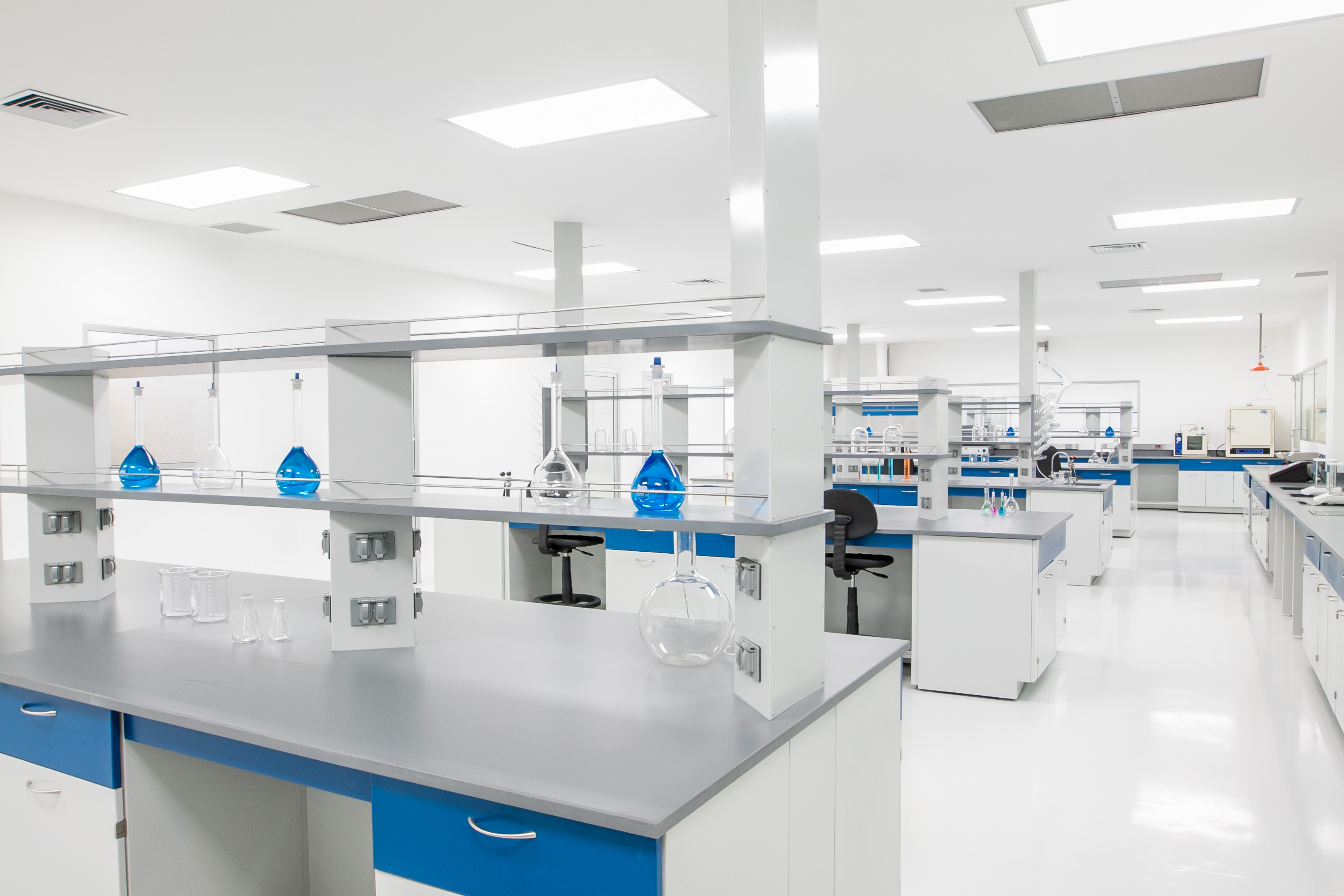 Laboratorio de control de calidad farmacéutico