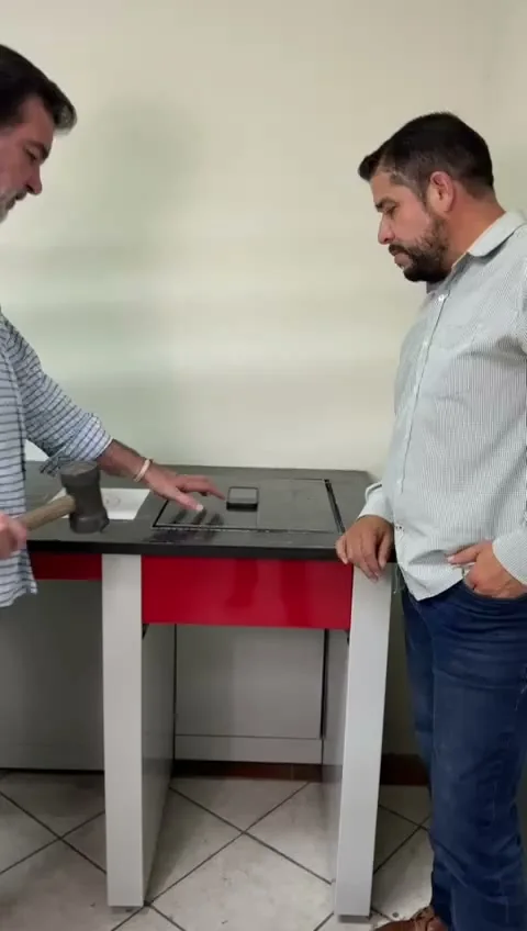 Prueba de vibración de la mesa para balanza MPB