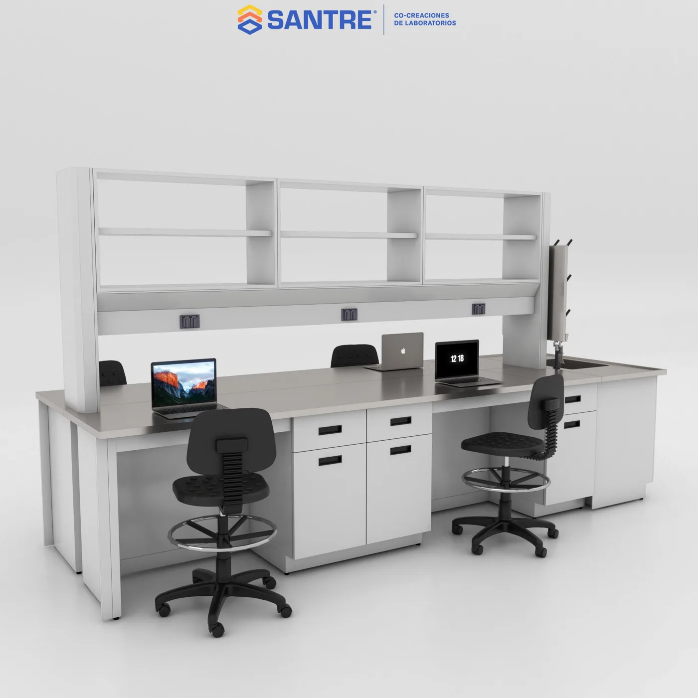 Laboratorio control de calidad AVYNA Cosméticos Guadalajara — mobiliario Santre