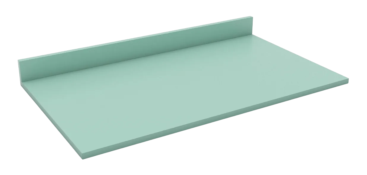 Cubierta de laboratorio de cerámica para mesa de muro, de muy alta resistencia a químicos, altas temperaturas y rayaduras